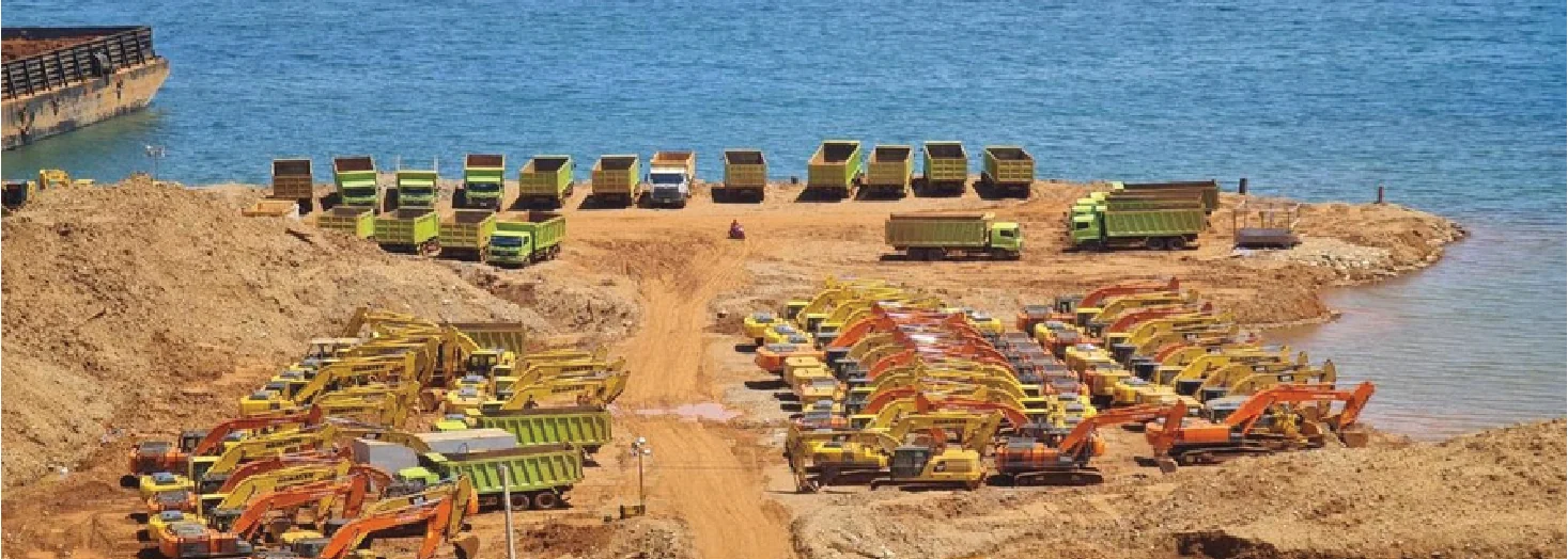 Area jetty untuk proses pemuatan